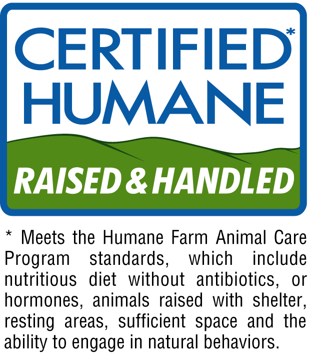 Certified Humane Raised and Handled Certified Humane Raised and Handled